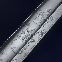 British Suakin Expedition 1854 Pattern Grenadier Guards Officer Sword, Ambrose Goddard 24